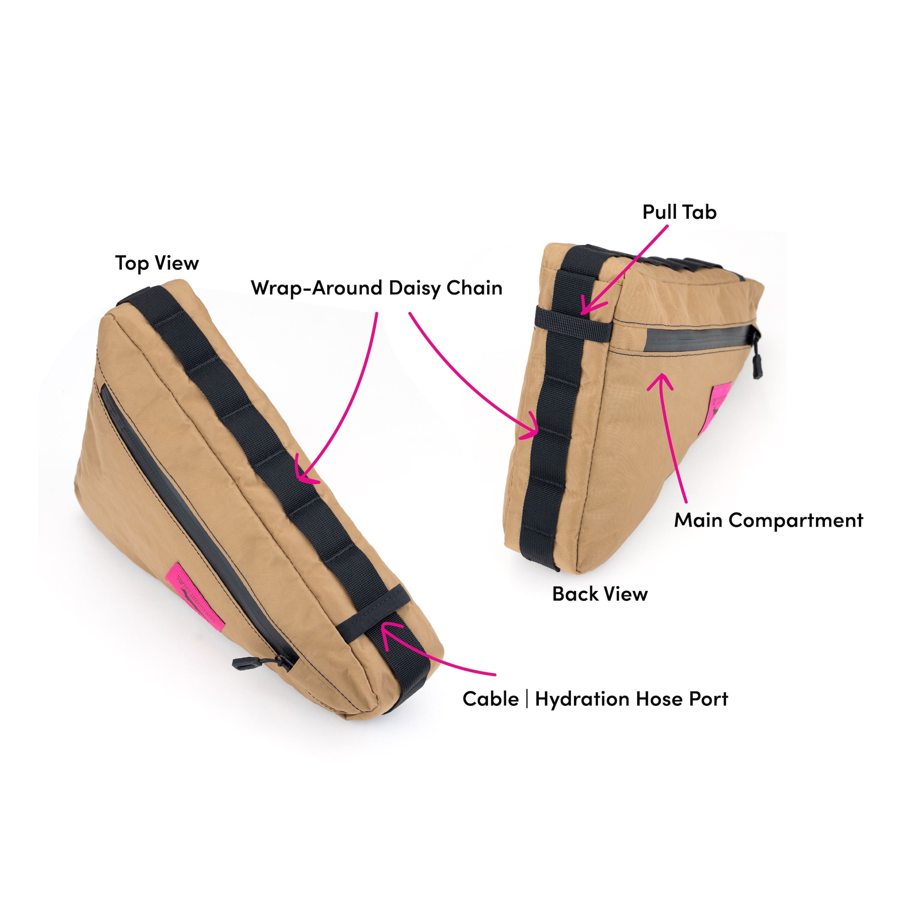 DALLY フレームバッグ Giddy Up Wedge Frame Bag – Breezer Bikes