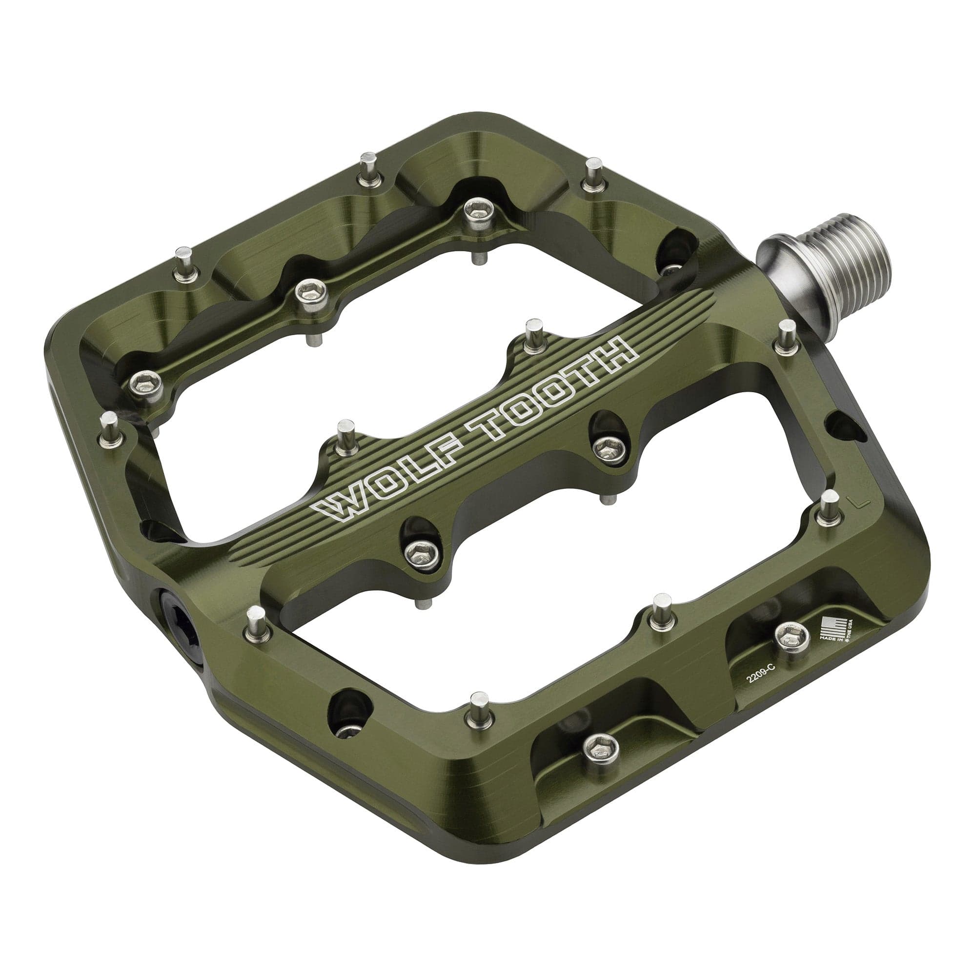 Wolf Tooth Waveform Aluminum Pedals - Silver